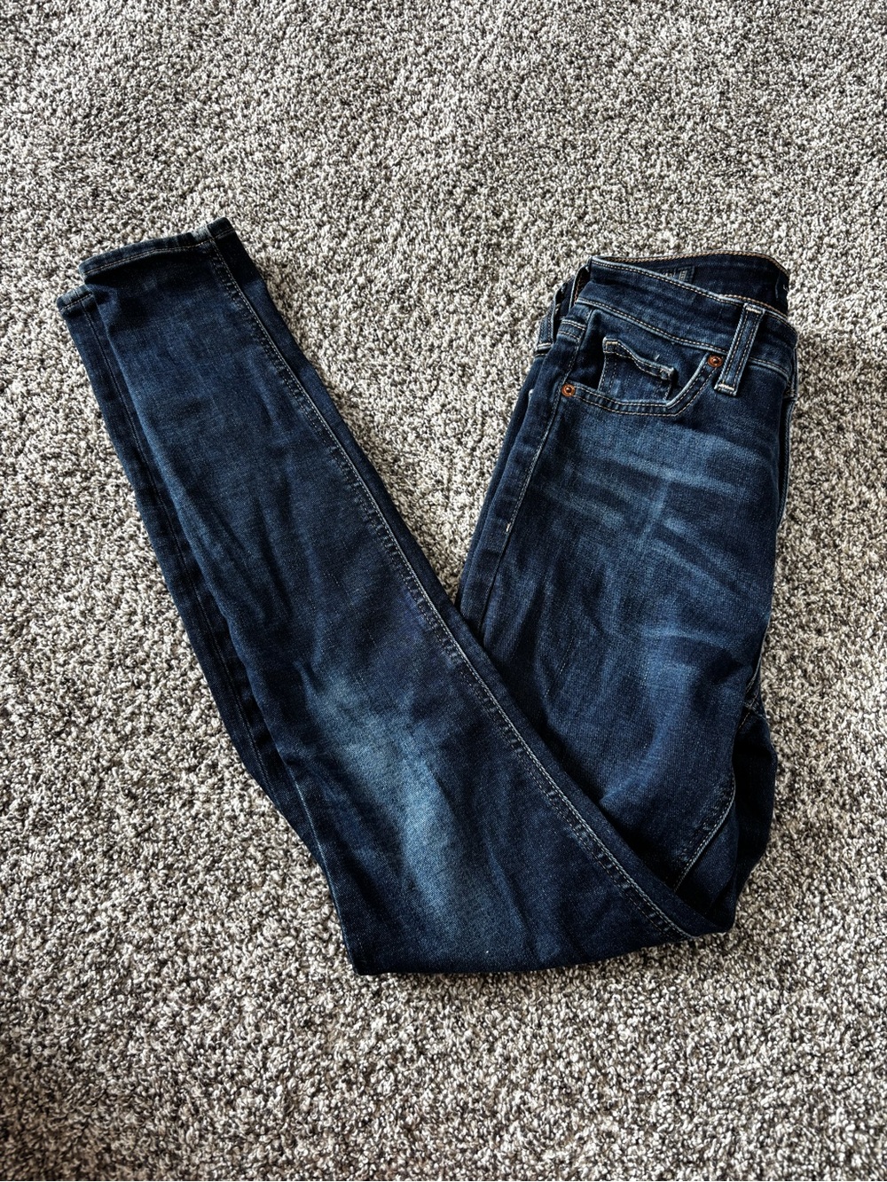 Lucky Brand Jeans Bridgette Skinny Candiani Denim Fabric